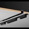 Низковольтный шинопровод NOVOTECH SMAL SHINO NT23 000 для встраиваемого монтажа в ГКЛ, 2м IP20 48V (черный) NV-135199